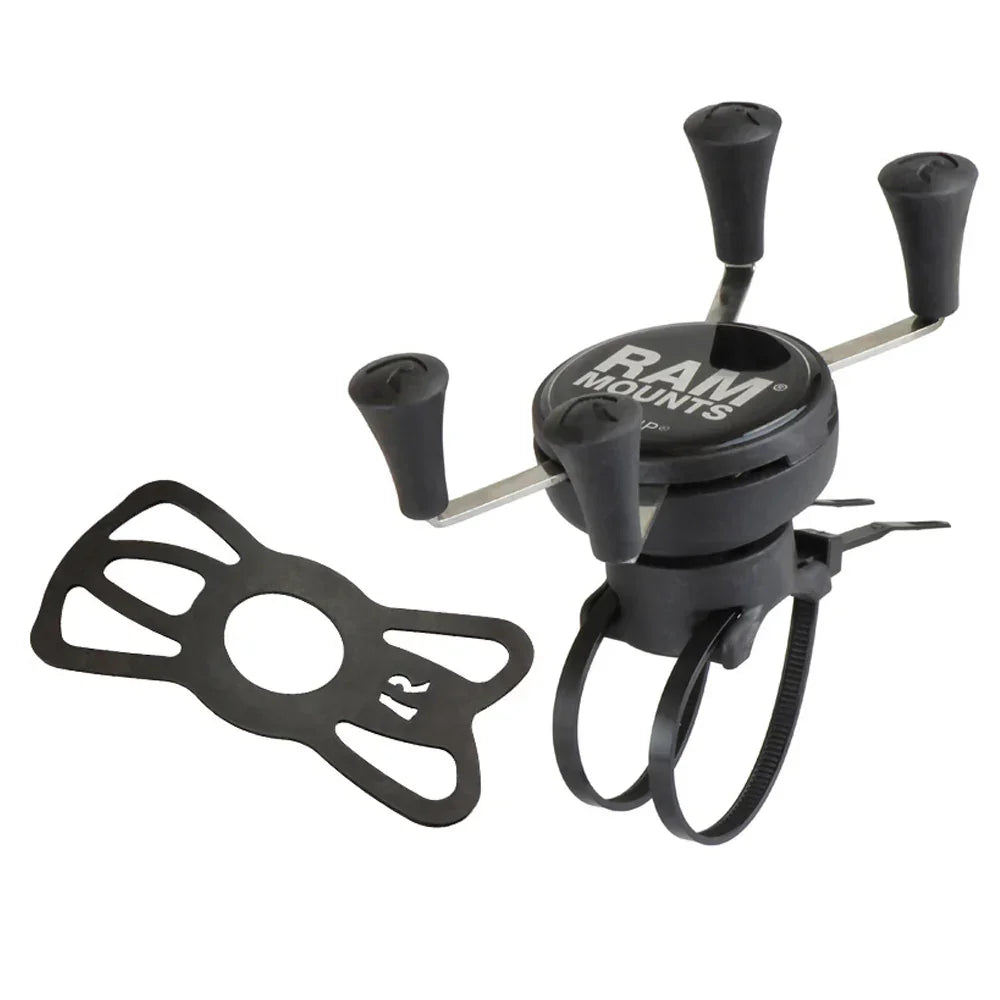 X-GRIP PHONE MOUNT WITH EZ-ON/OFF BICYCLE BASE - RAM Mounts - Cobbled Climbs