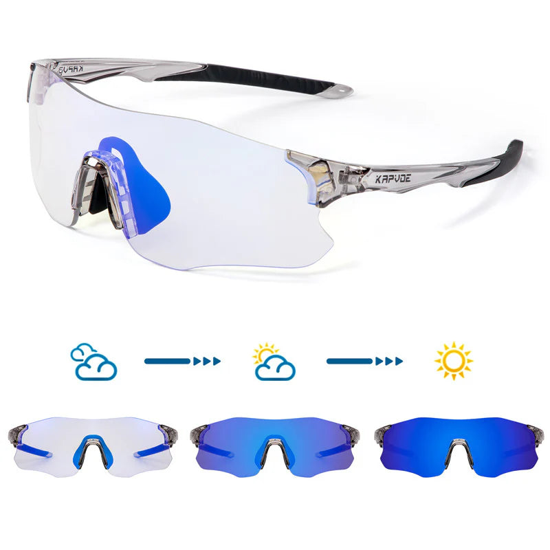 K1129 PHOTOCHROMIC SUNGLASSES – KAPVOE premium cycling Sunglasses in India from Cobbled Climbs
