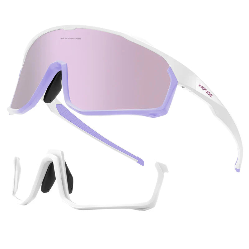 X93 INTERCHANGEABLE LOWER FRAME SUNGLASSES – KAPVOE premium cycling Sunglasses in India from Cobbled Climbs
