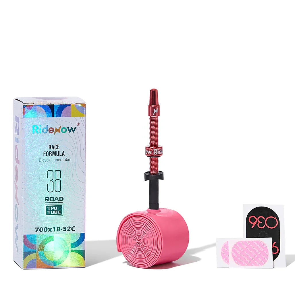 LIGHT TPU PRESTA TUBE ALUMINIUM VALVE 700X18-32C - RideNow - Cobbled Climbs