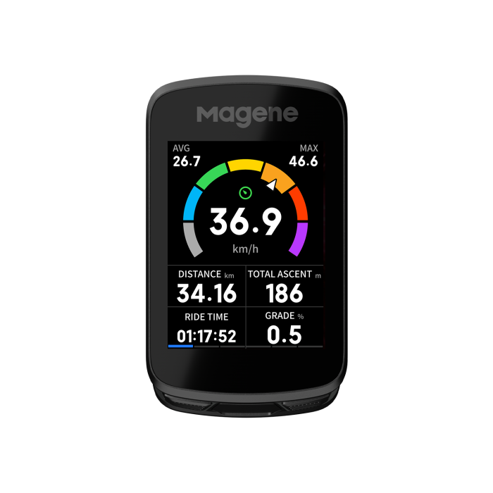 C606 PRO Bike Computer - Magene - Cobbled Climbs