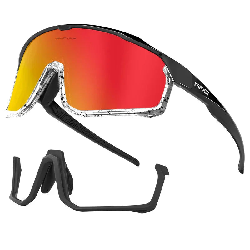X93 INTERCHANGEABLE LOWER FRAME SUNGLASSES - KAPVOE - Cobbled Climbs