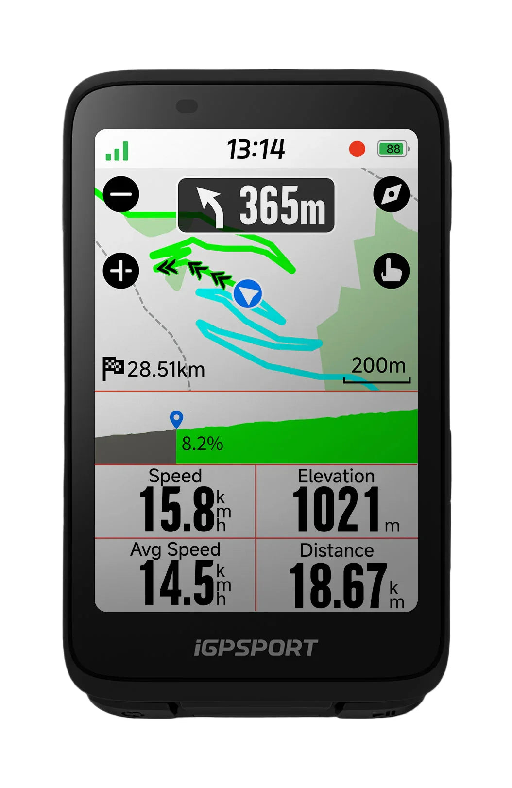 BINAVI BIKE COMPUTER - iGPSPORT - Cobbled Climbs