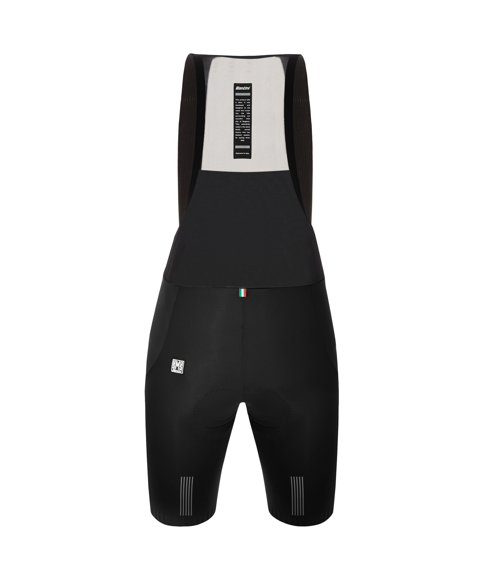 Plush Womens Bib Shorts - Santini - Cobbled Climbs