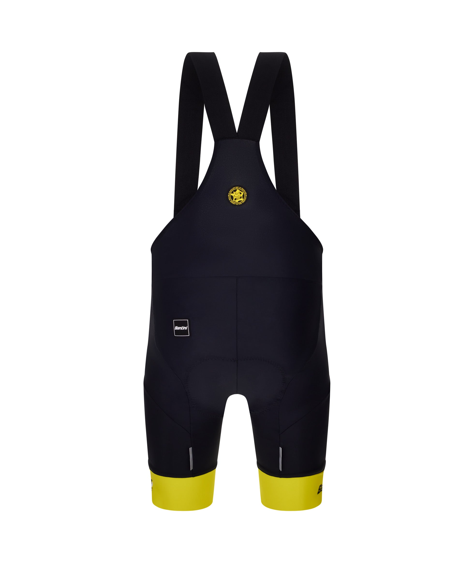 TOUR DE FRANCE YELLOW JERSEY BIB SHORTS – Santini premium cycling Bib Shorts in India from Cobbled Climbs