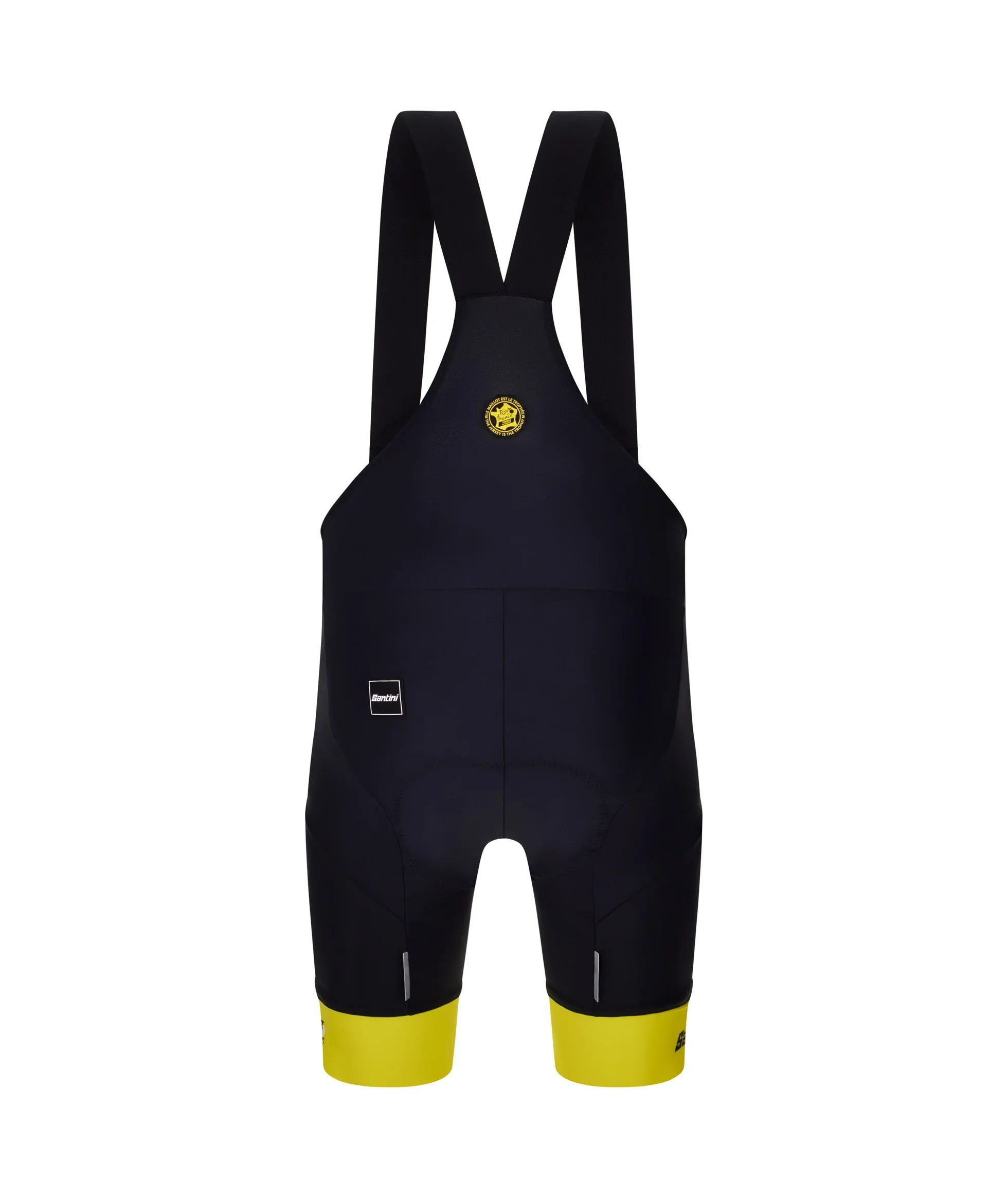 Tour De France Yellow Jersey Bib Shorts - Santini - Cobbled Climbs
