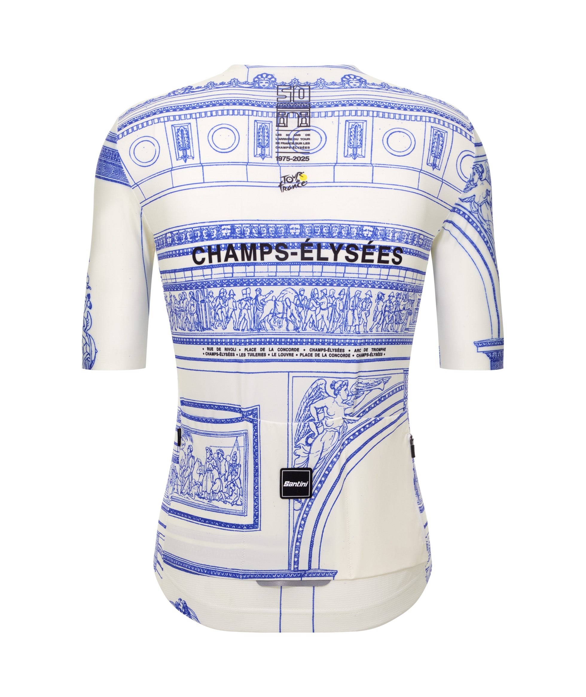 TDF ARRIVEE ARC DE TRIOMPHE JERSEY – Santini premium cycling Jerseys in India from Cobbled Climbs