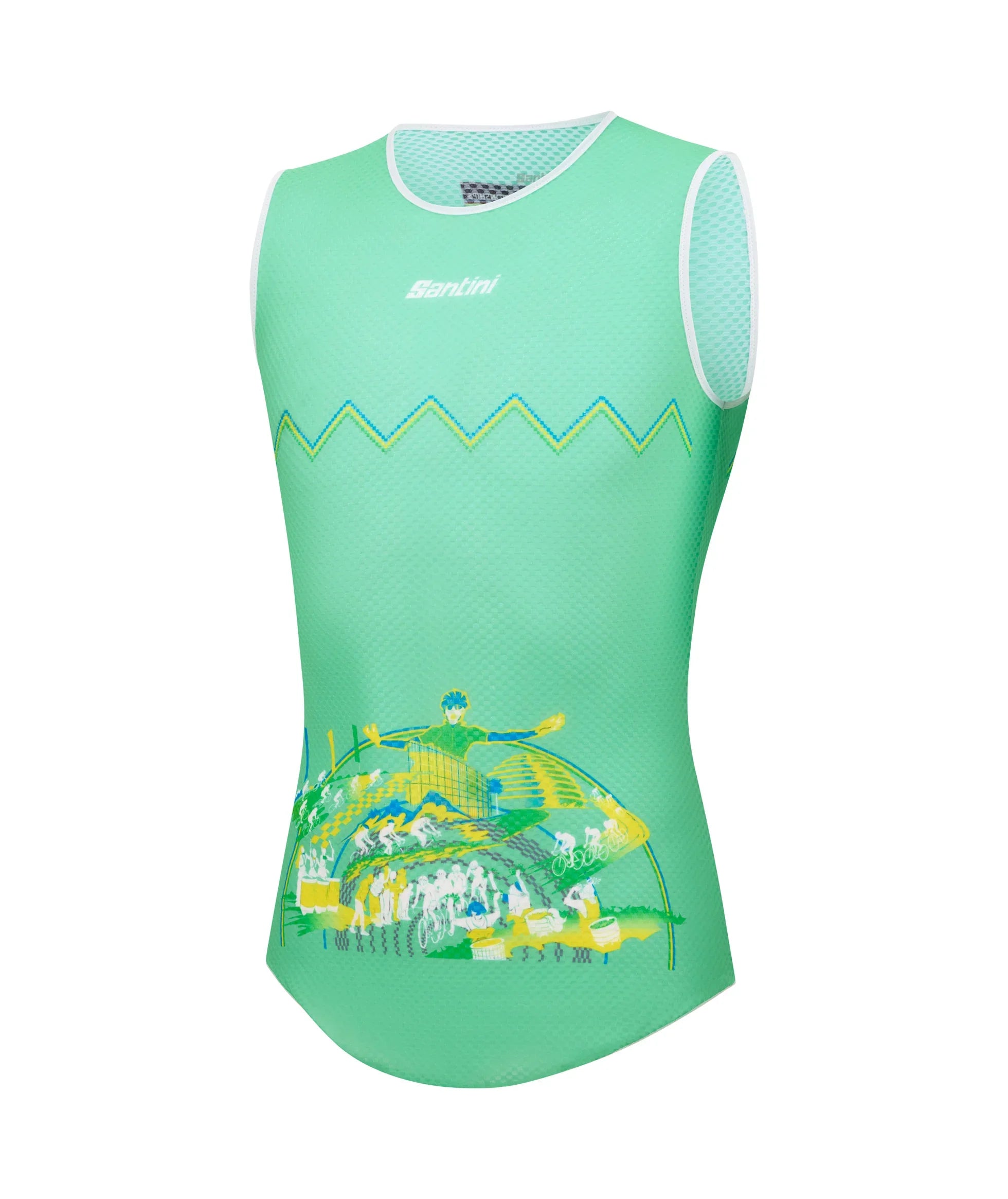 2025 UCI ROAD WORLD CHAMPIONSHIPS BASELAYER - Santini - Cobbled Climbs