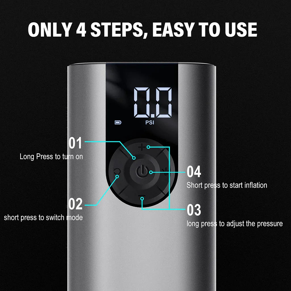 A8 ELECTRIC AIR PUMP - Cycplus - Cobbled Climbs