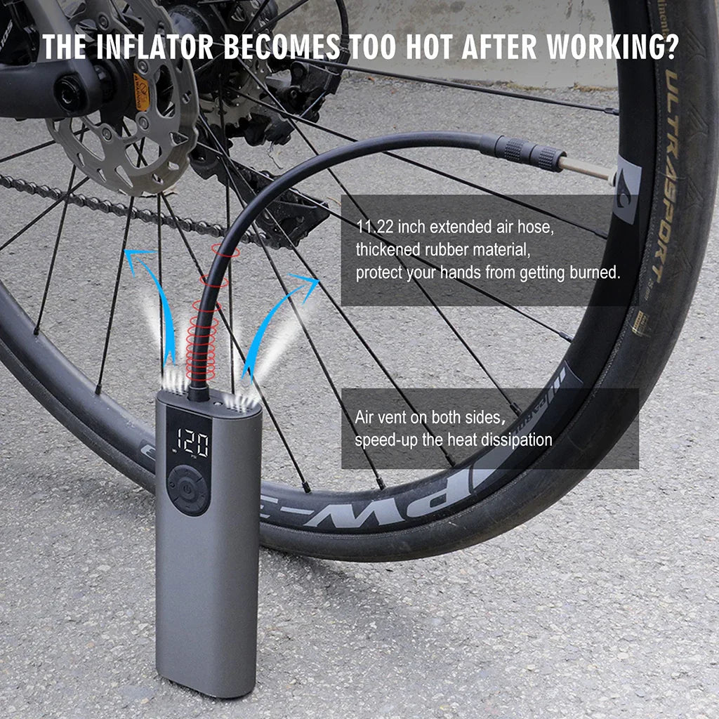 A8 ELECTRIC AIR PUMP - Cycplus - Cobbled Climbs