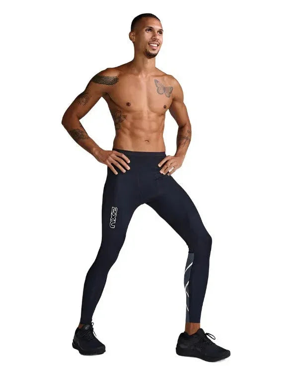 LIGHT SPEED REACT MENS COMPRESSION TIGHTS - 2XU - Cobbled Climbs