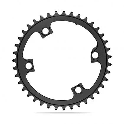 2X 110/4 SHIMANO 9100/8000 ROUND ROAD INNER CHAINRING - Absolute Black - Cobbled Climbs