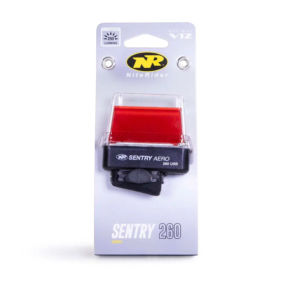 SENTRY AERO 260 BIKE REAR LIGHT - NiteRider - Cobbled Climbs