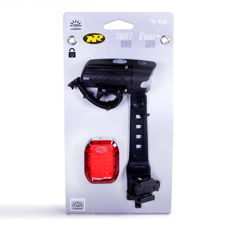 SWIFT 300 & VMAX+ 150 COMBO LIGHT SET - NiteRider - Cobbled Climbs