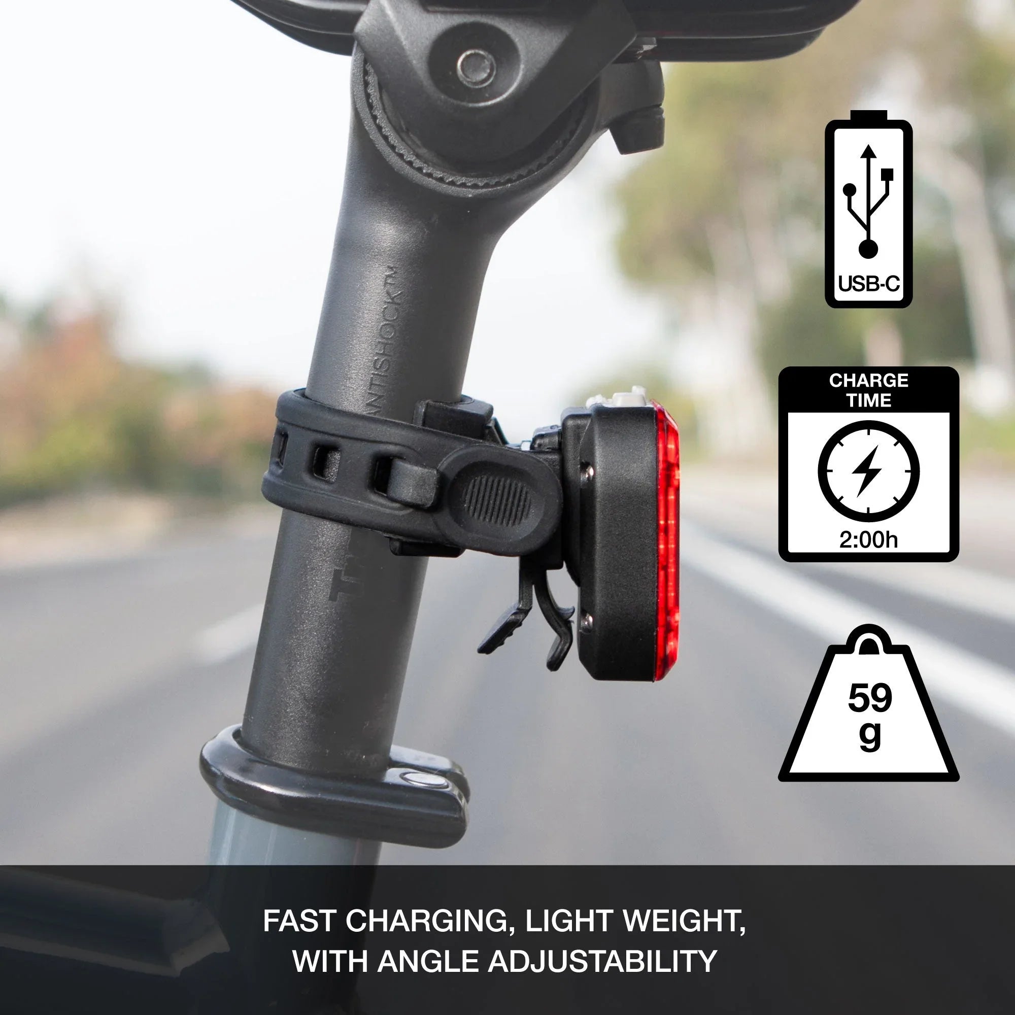 VMAX+ 180 ALTO BIKE REAR LIGHT - NiteRider - Cobbled Climbs