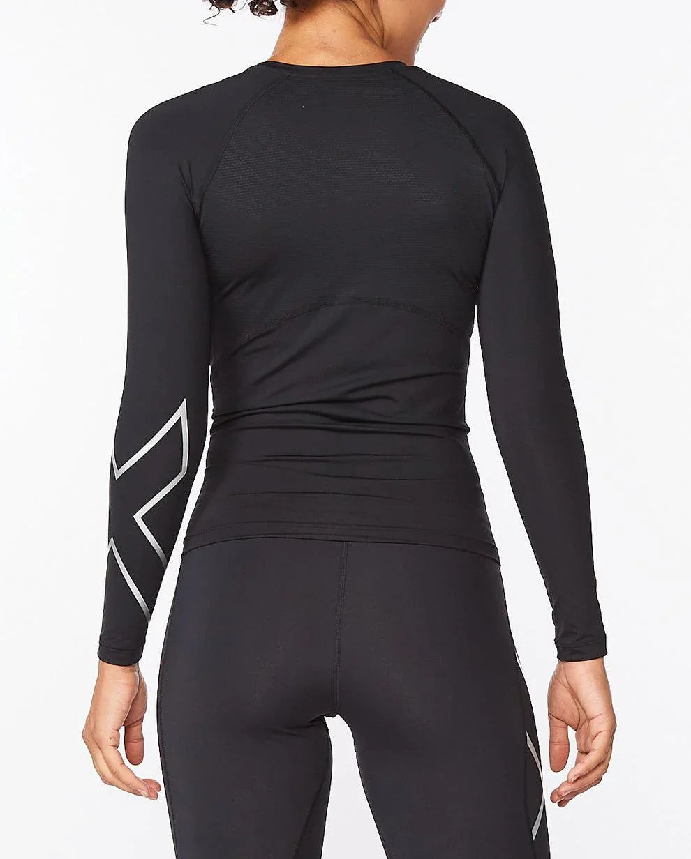 CORE LONG SLEEVE WOMENS COMPRESSION TOP - 2XU - Cobbled Climbs