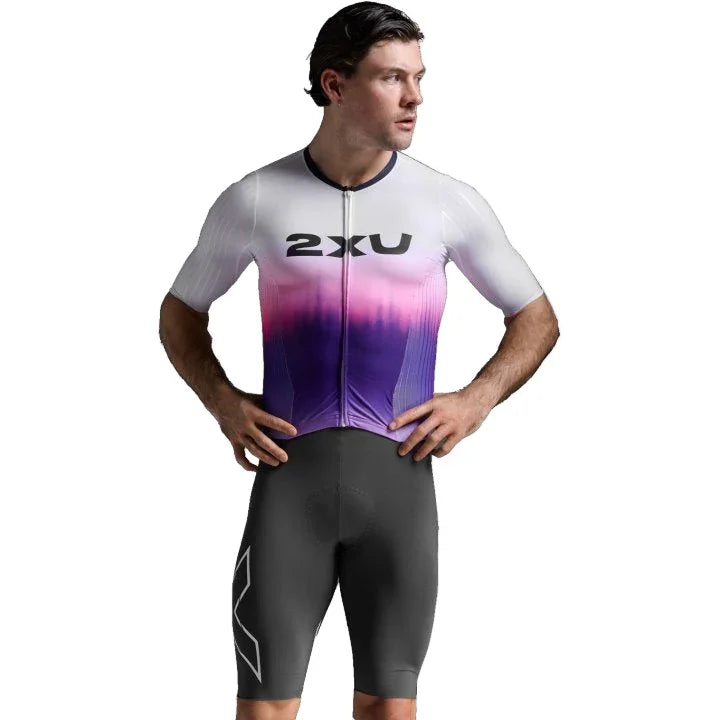 Light Speed React Sleeved Trisuit - 2XU - Cobbled Climbs