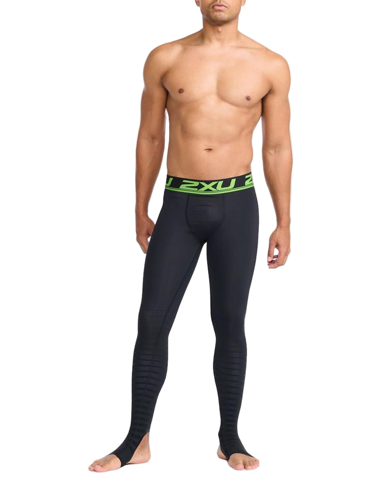 2XU Power Recovery Mens Compression Tights (Black/Nero) - BUMSONTHESADDLE