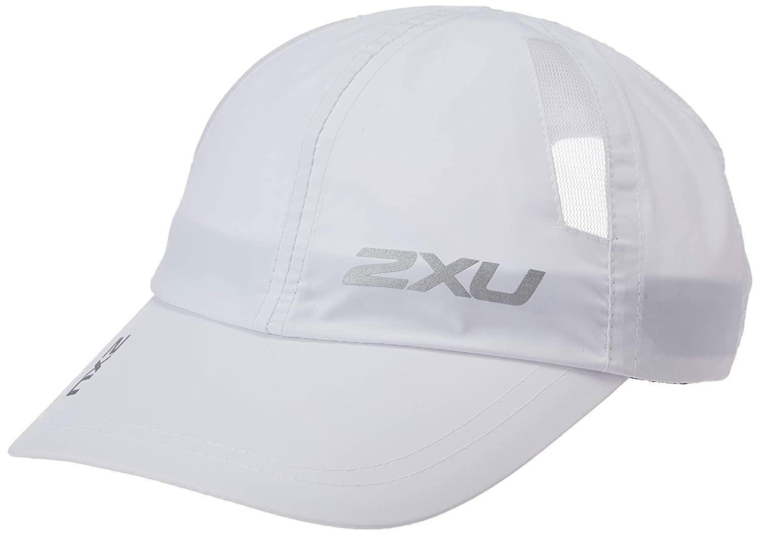 2XU Run Cap (White/White OSFA) - BUMSONTHESADDLE