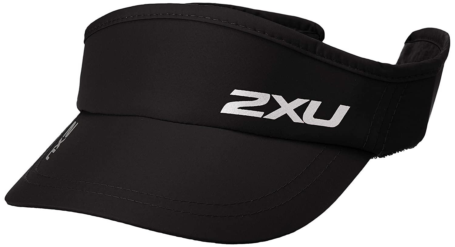 2XU Run Visor (Black/BlackOSFA) - BUMSONTHESADDLE