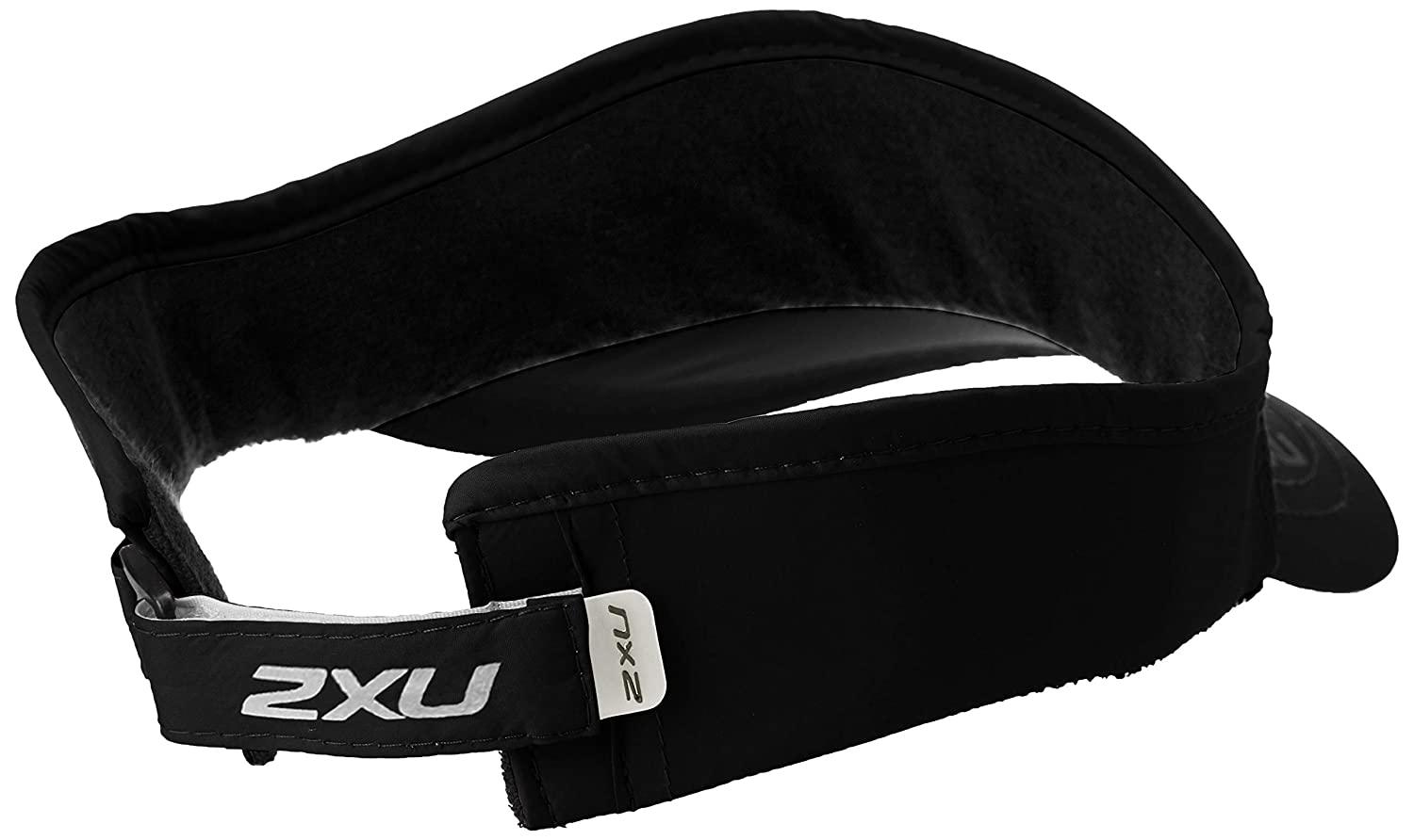 2XU Run Visor (Black/BlackOSFA) - BUMSONTHESADDLE