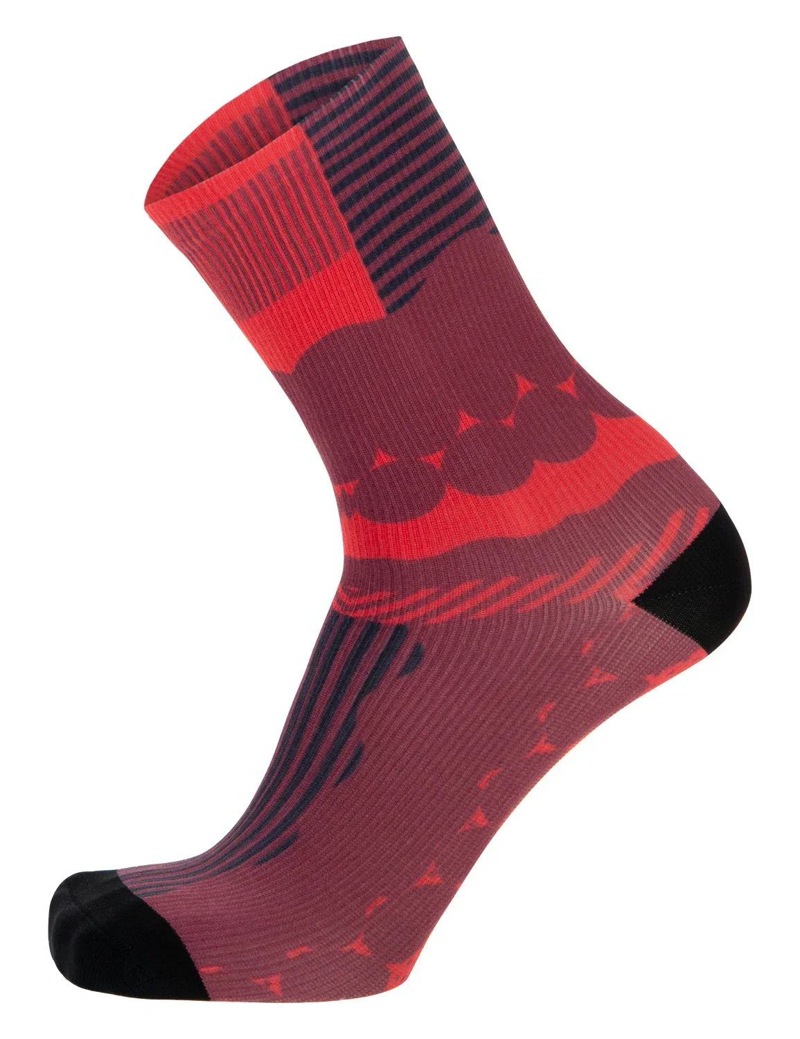 OPTIC UNISEX CYCLING SOCKS - Santini - Cobbled Climbs