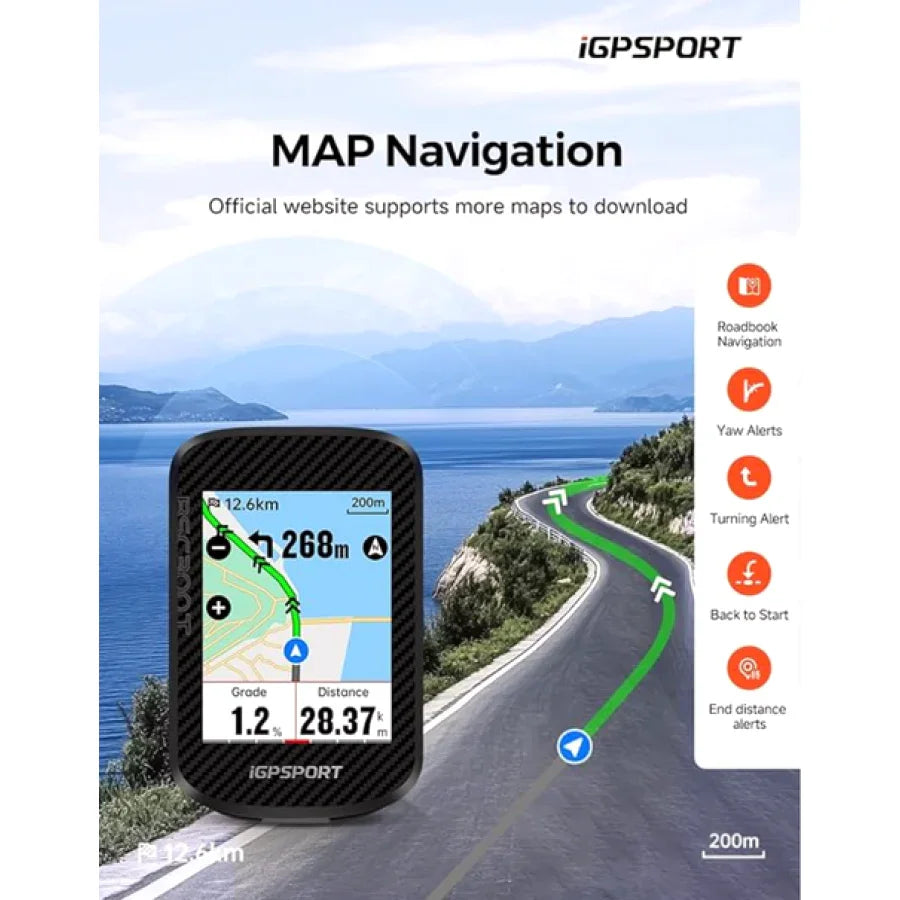 Bsc300t Bike Computer - iGPSPORT - Cobbled Climbs