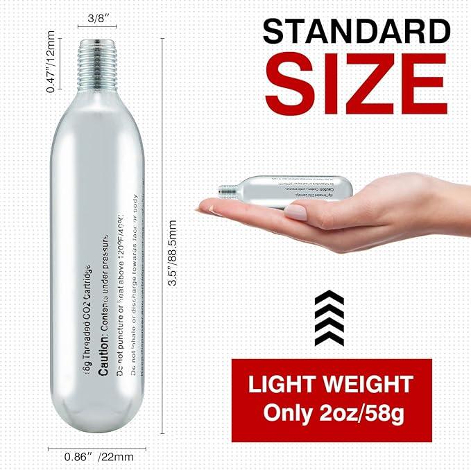 CO2 CANISTER (PACK OF 5) - Rockbros - Cobbled Climbs