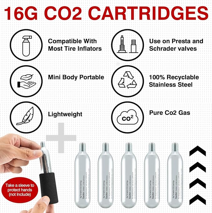 CO2 CANISTER (PACK OF 5)