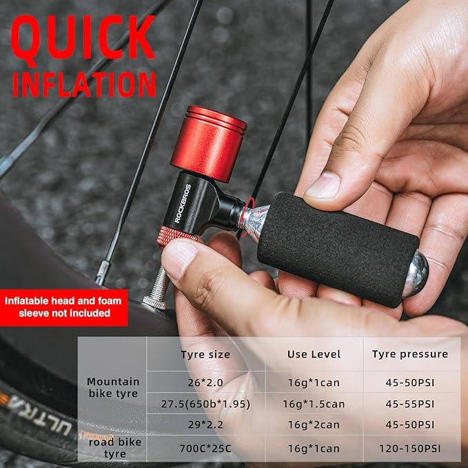 CO2 CANISTER (PACK OF 5) - Rockbros - Cobbled Climbs