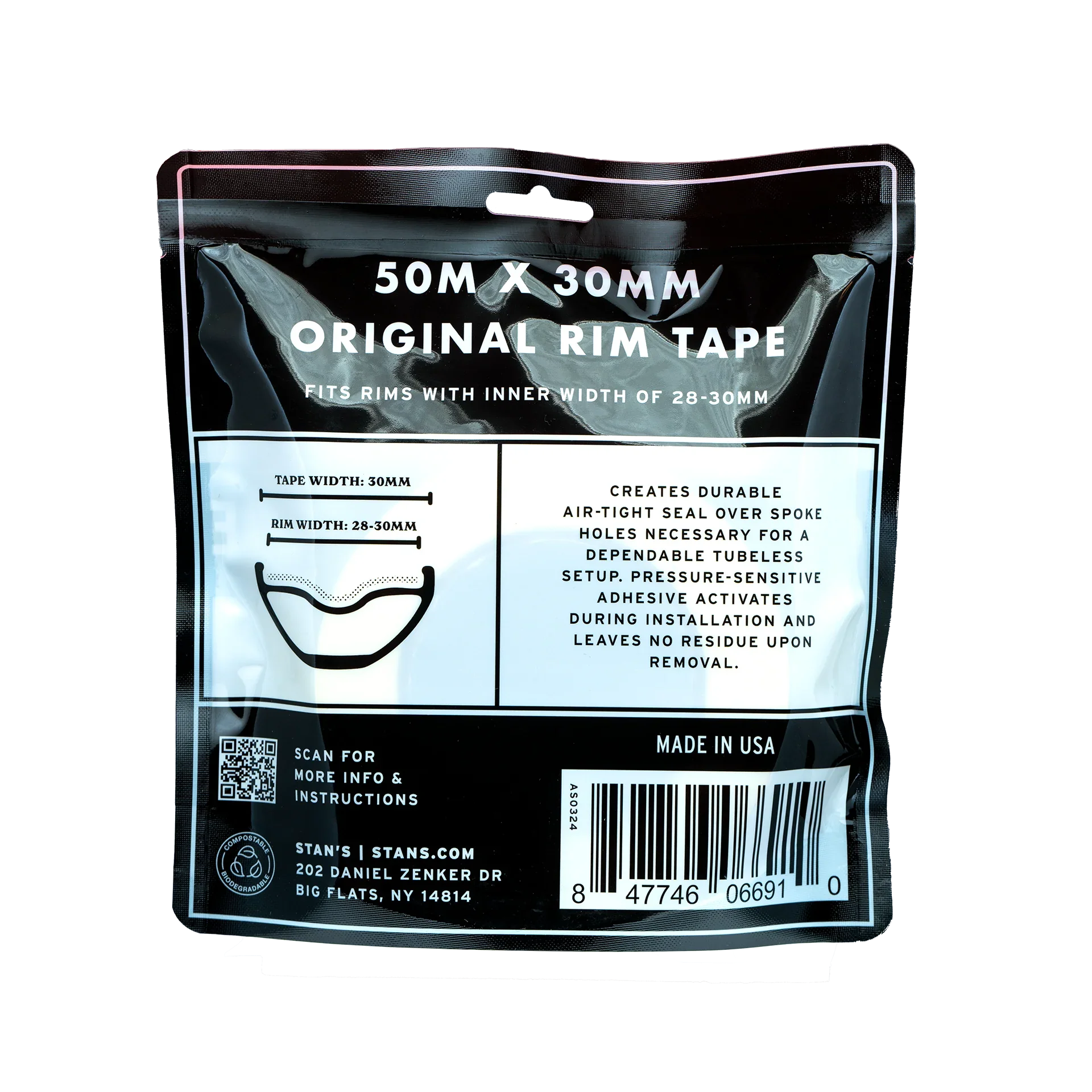 Original Tubeless RIM Tape - Stan's - Cobbled Climbs