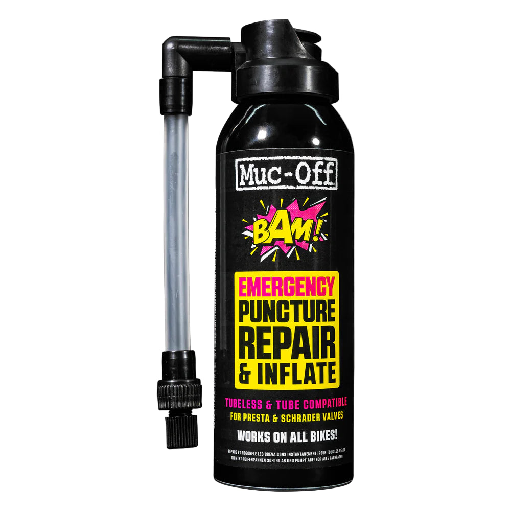 B.A.M! INSTANT PUNCTURE REPAIR – Muc-Off premium cycling Tubeless Sealant in India from Cobbled Climbs