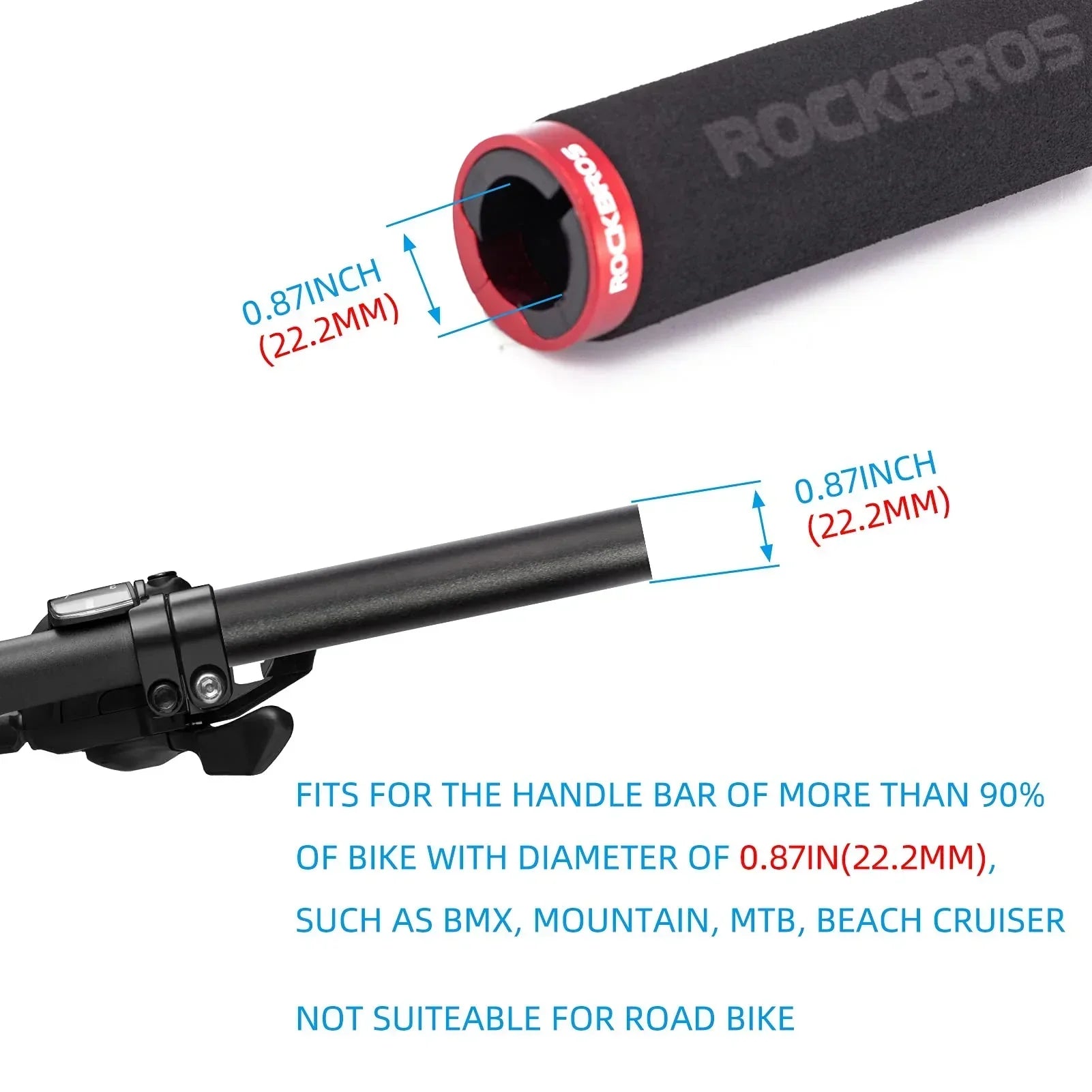 HANDLEBAR GRIPS - Rockbros - Cobbled Climbs