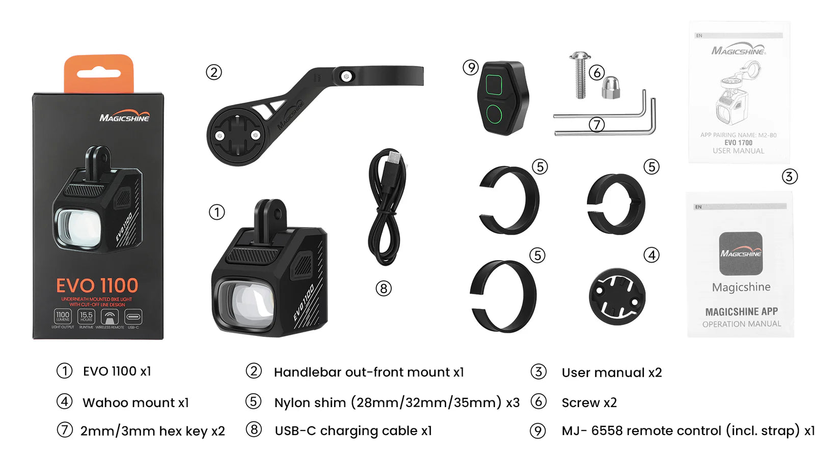 EVO 1100 FRONT LIGHT