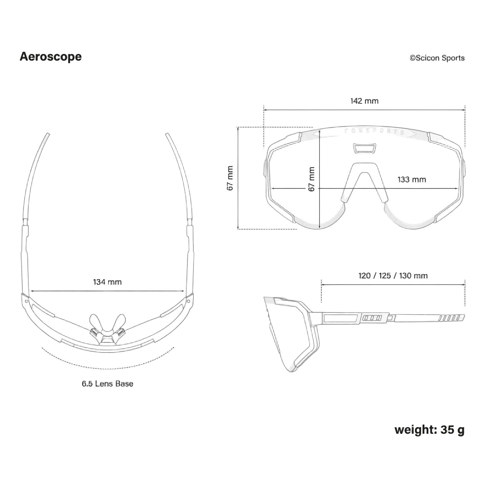 Aeroscope Sunglassses - Scicon - Cobbled Climbs