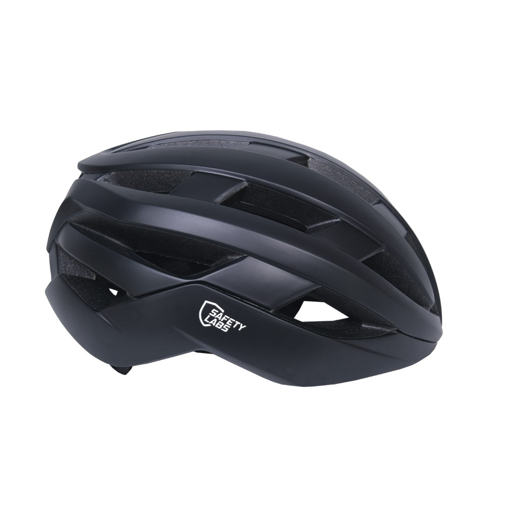 Safety Labs Eros 2.0 Road Cycling Helmet (Matt Black) – Safety Labs premium cycling Helmets in India from Cobbled Climbs