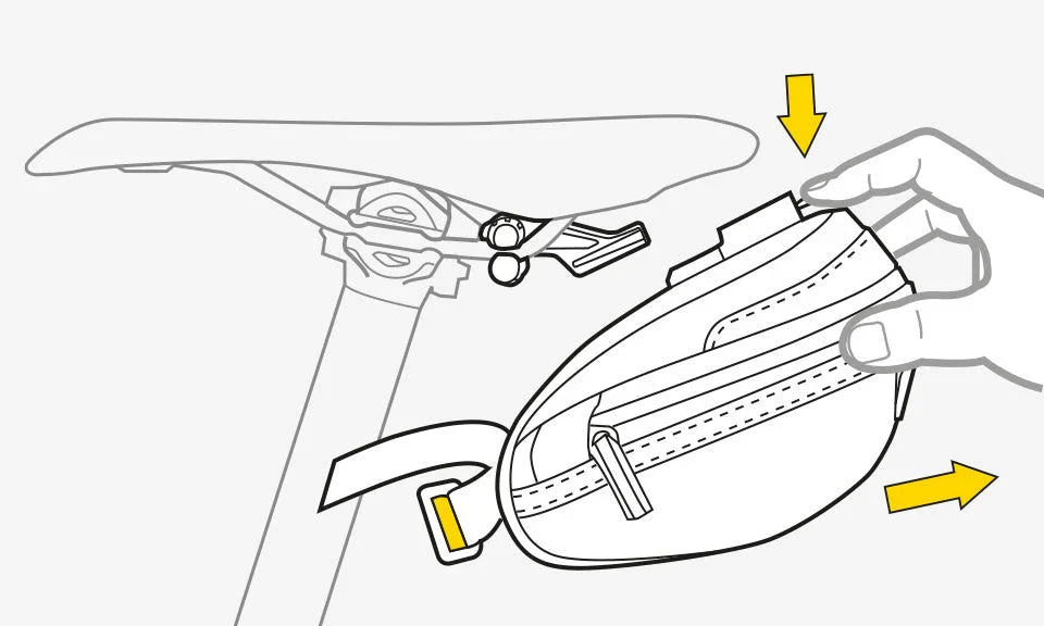 Wedge Pack II Saddle Bag | Topeak | Cobbled Climbs – view 5