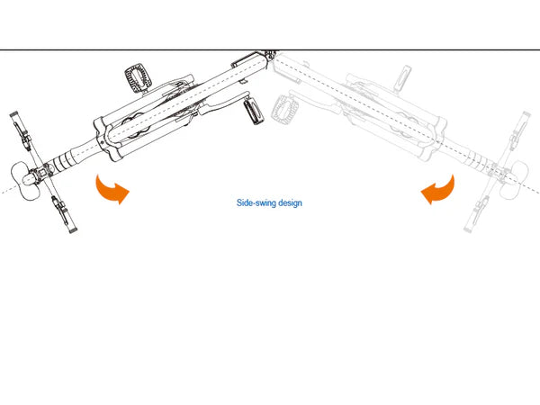 Side Swing Bicycle Wall Hanger