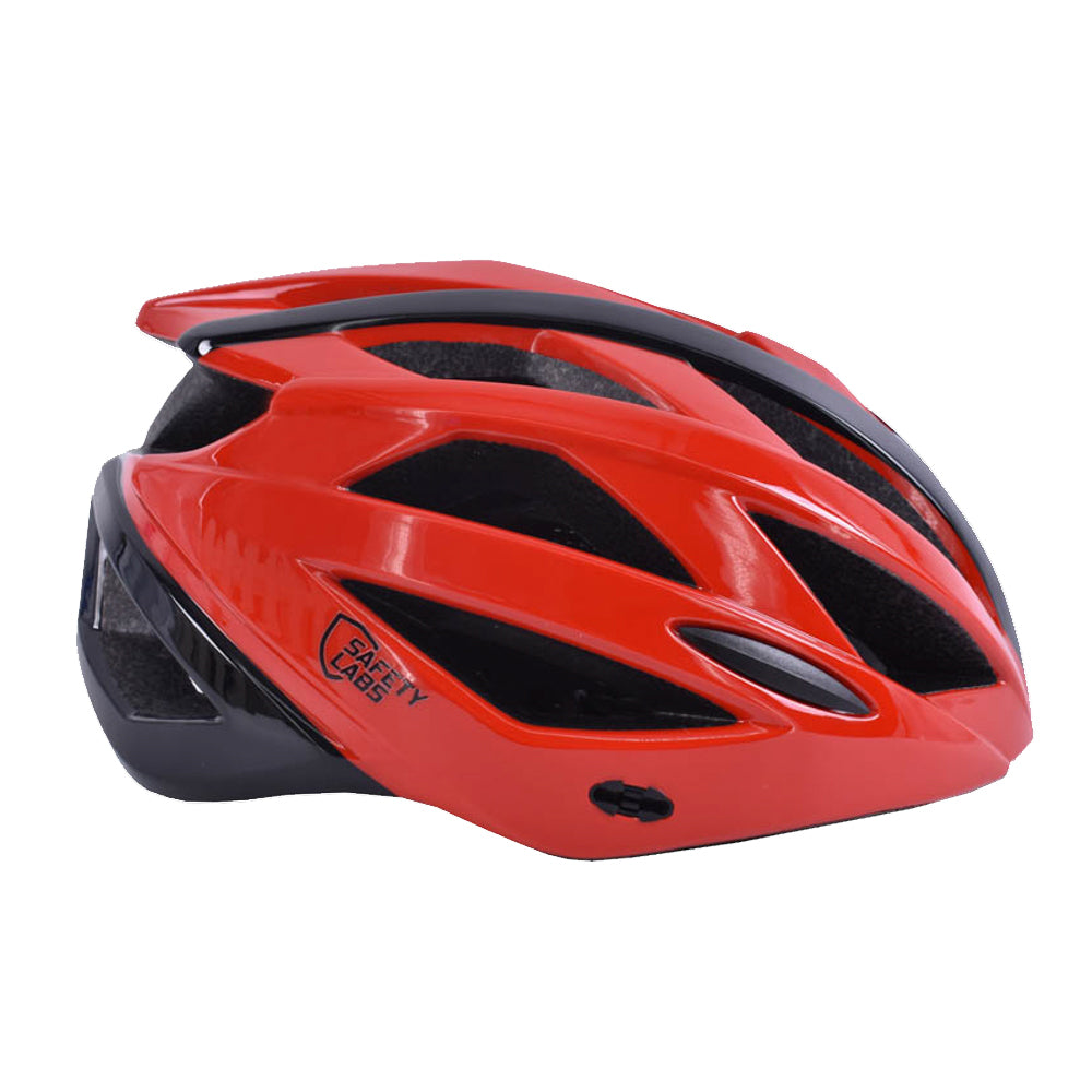 Safety Labs Juno Road Cycling Helmet (Red/Black) – Safety Labs premium cycling Helmets in India from Cobbled Climbs
