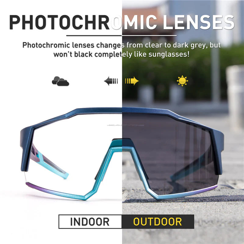 KE9022 PHOTOCHROMIC SUNGLASSES – KAPVOE premium cycling Sunglasses in India from Cobbled Climbs
