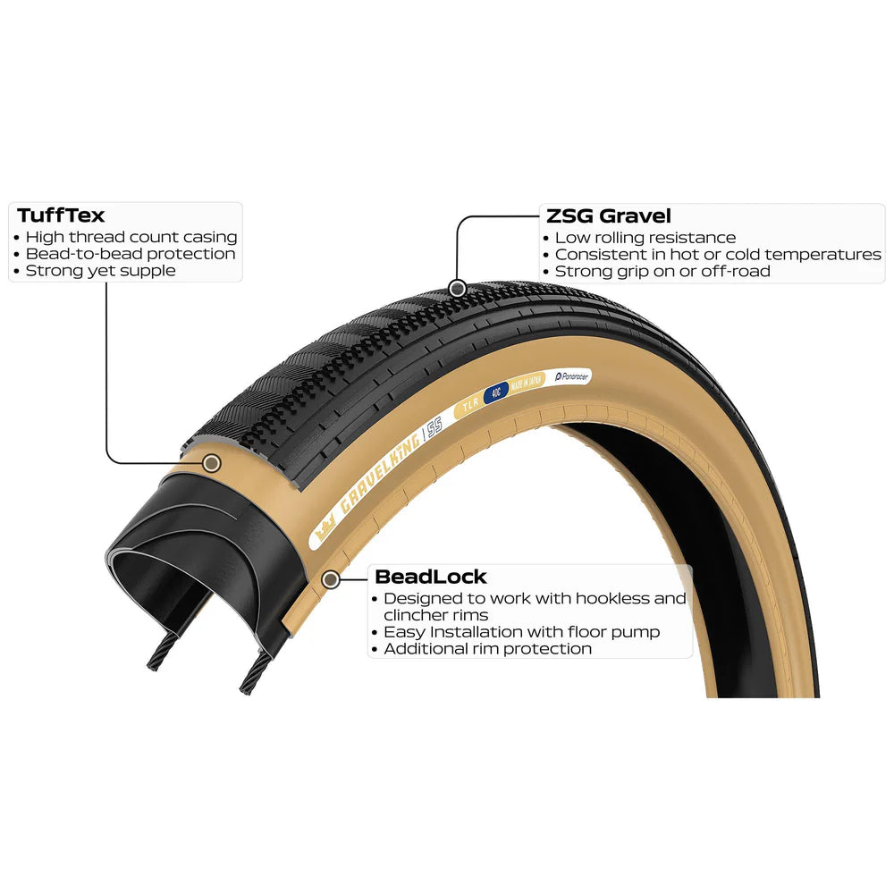 Gravelking Semi Slick TLR Tyre