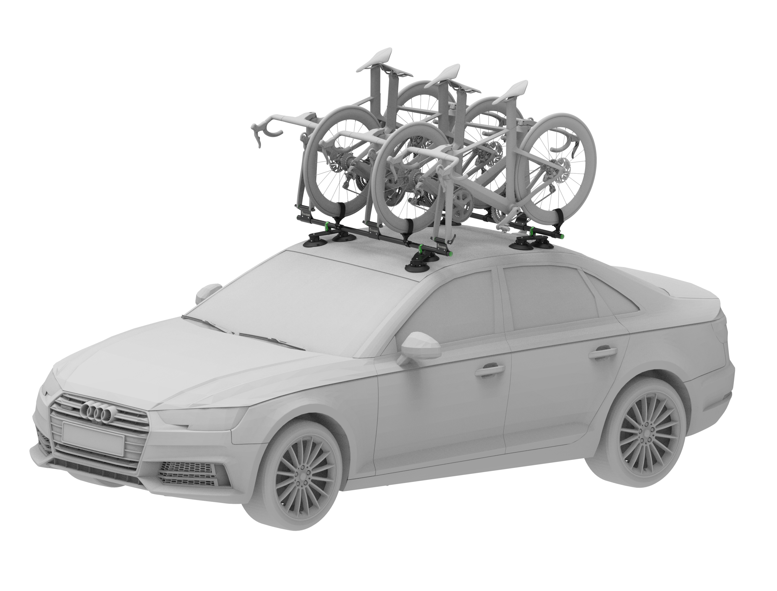 ROUNDBAR BIKE RACK (5 ROAD/GRAVEL BIKES)