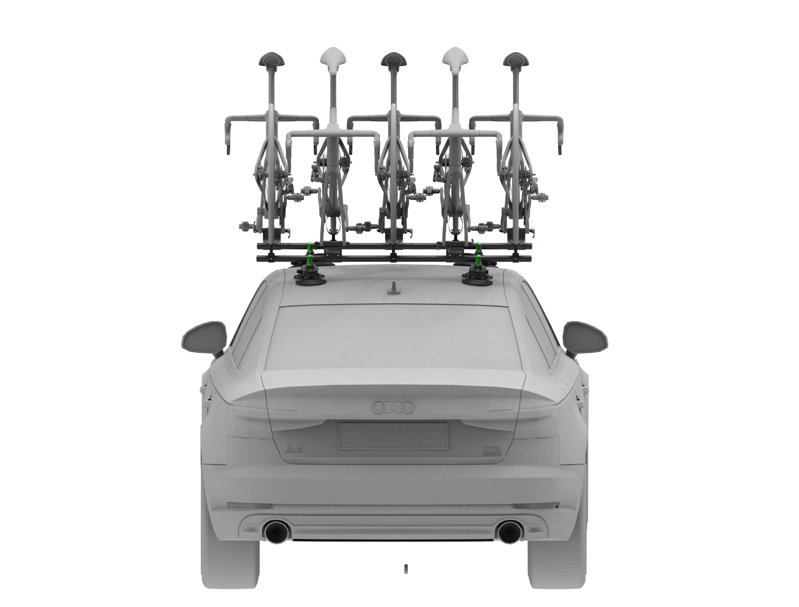 ROUNDBAR BIKE RACK (5 ROAD/GRAVEL BIKES)