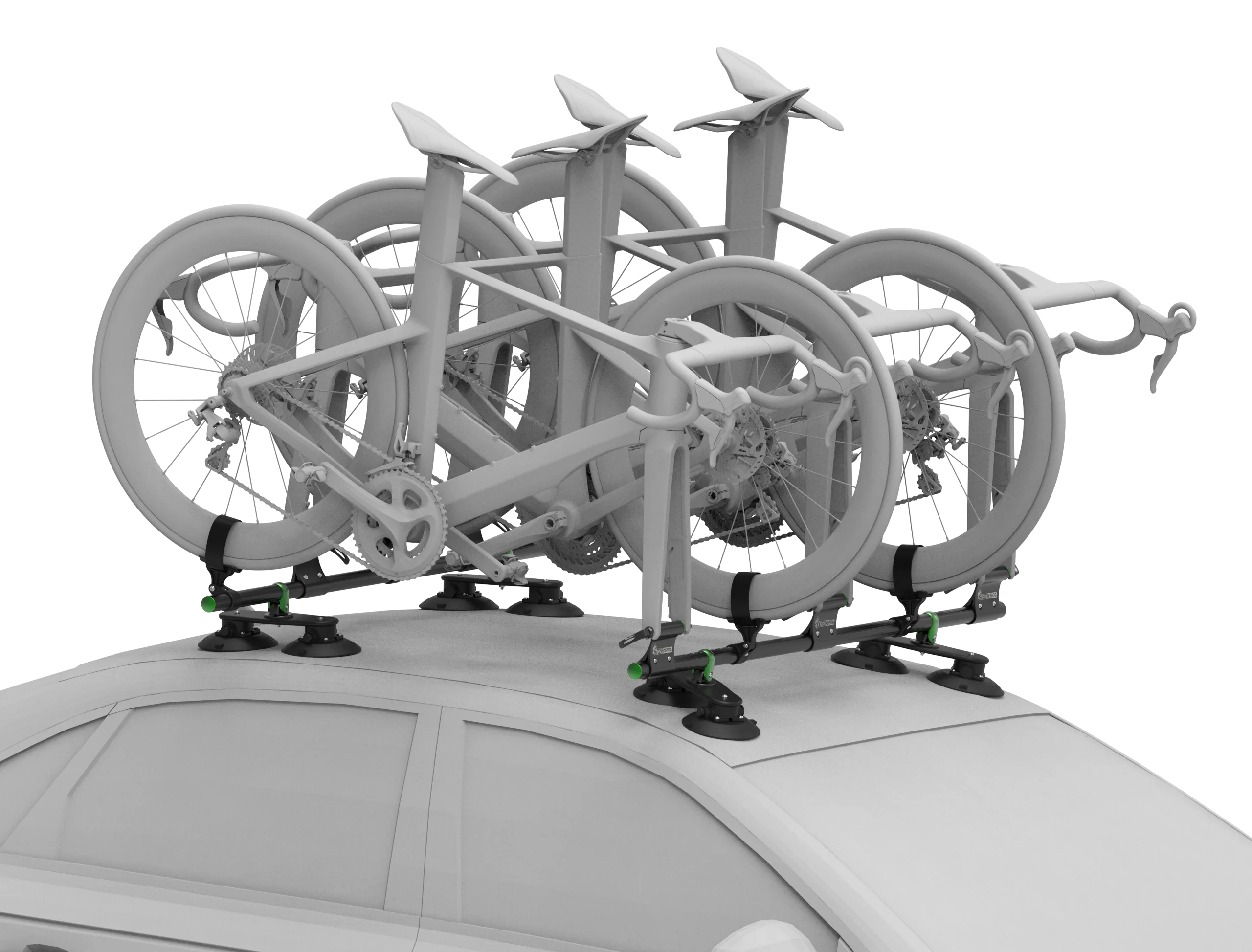 ROUNDBAR BIKE RACK (5 ROAD/GRAVEL BIKES) - Tree Frog - Cobbled Climbs