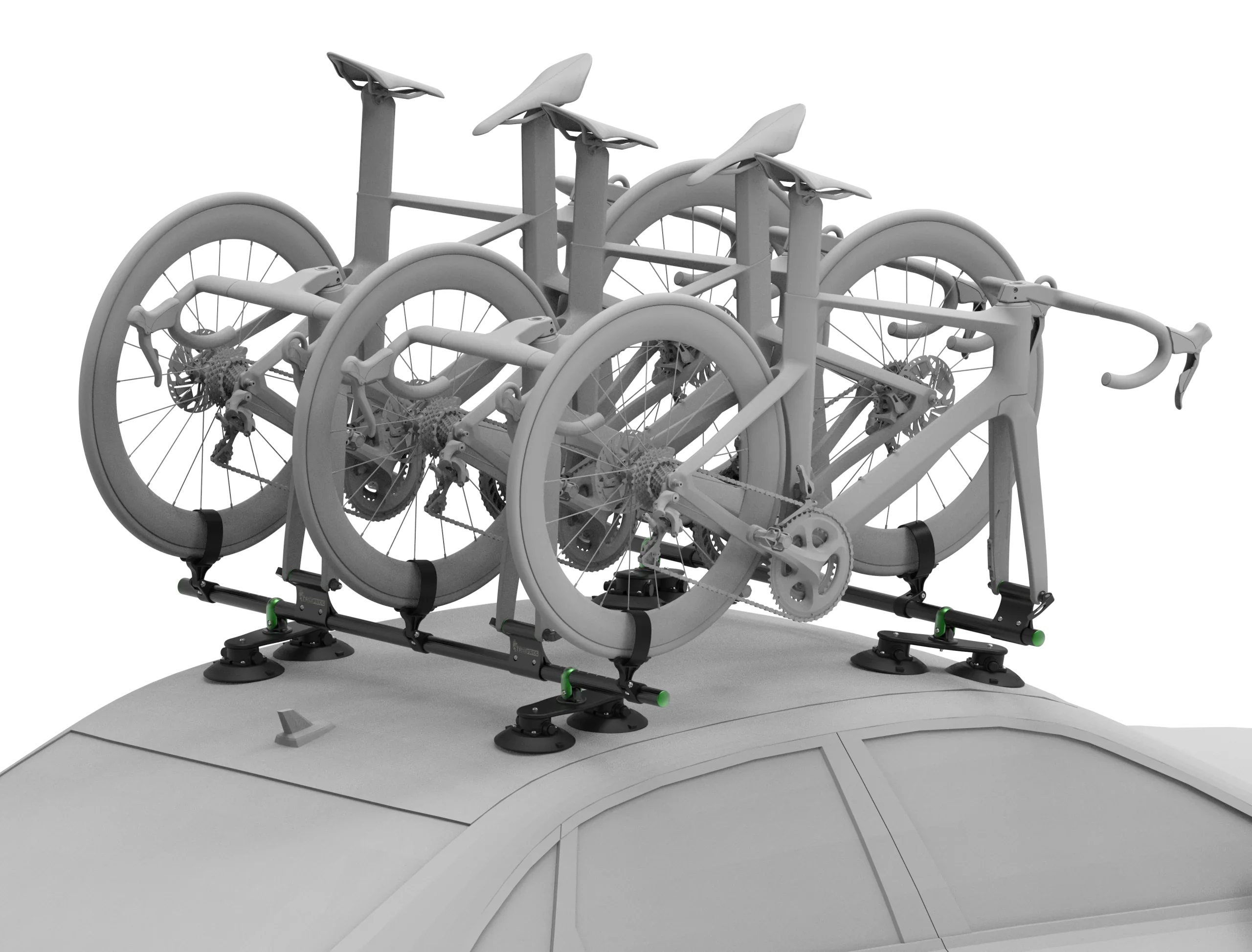 ROUNDBAR BIKE RACK (5 ROAD/GRAVEL BIKES) - Tree Frog - Cobbled Climbs