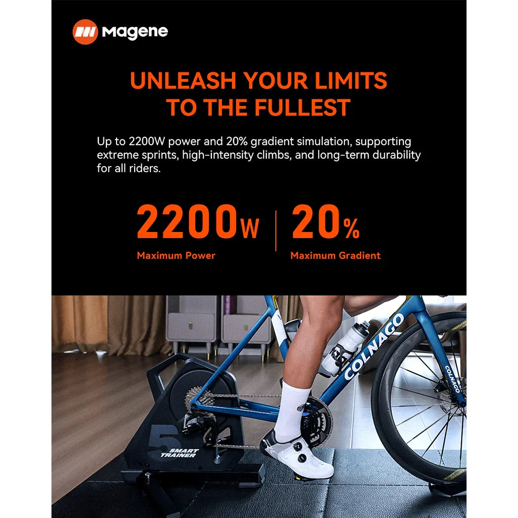 T500 Direct Drive Smart Trainer - Magene - Cobbled Climbs