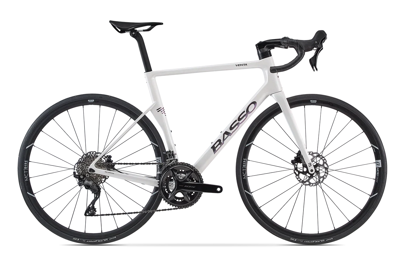 VENTA R 105 12S DISC BRAKE ROAD BIKE - Basso - Cobbled Climbs