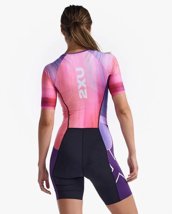 Aero Sleeved Women’s Triathlon Suit – 2XU premium cycling Tri Suits in India from Cobbled Climbs