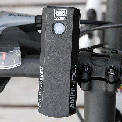 AMPP 400 RECHARGEABLE FRONT LIGHT - Cateye - Cobbled Climbs