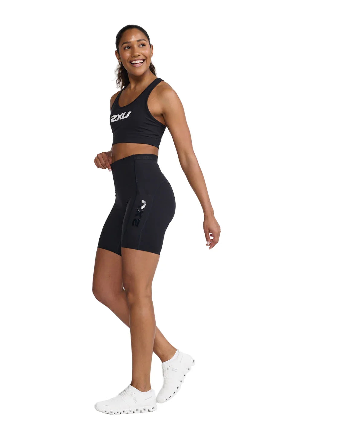 FORM STASH HI-RISE BIKE SHORTS - 2XU - Cobbled Climbs